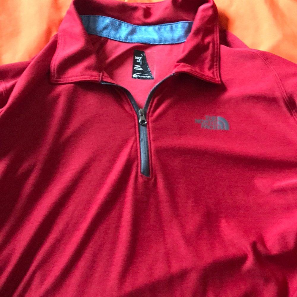 North face zipper shirt